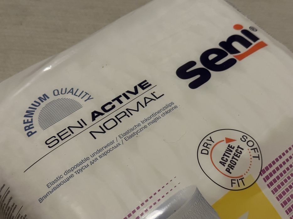SENI Active Normal XL Pieluchomajtki 120-160 cm 30 sztuk