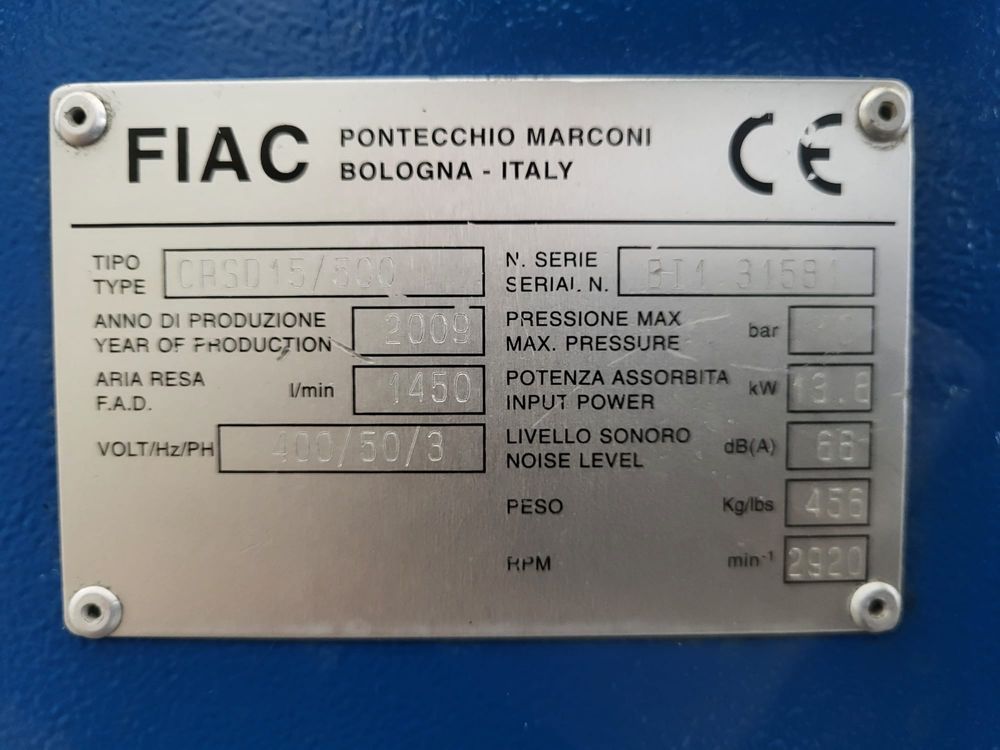 Kompresor śrubowy Fiac