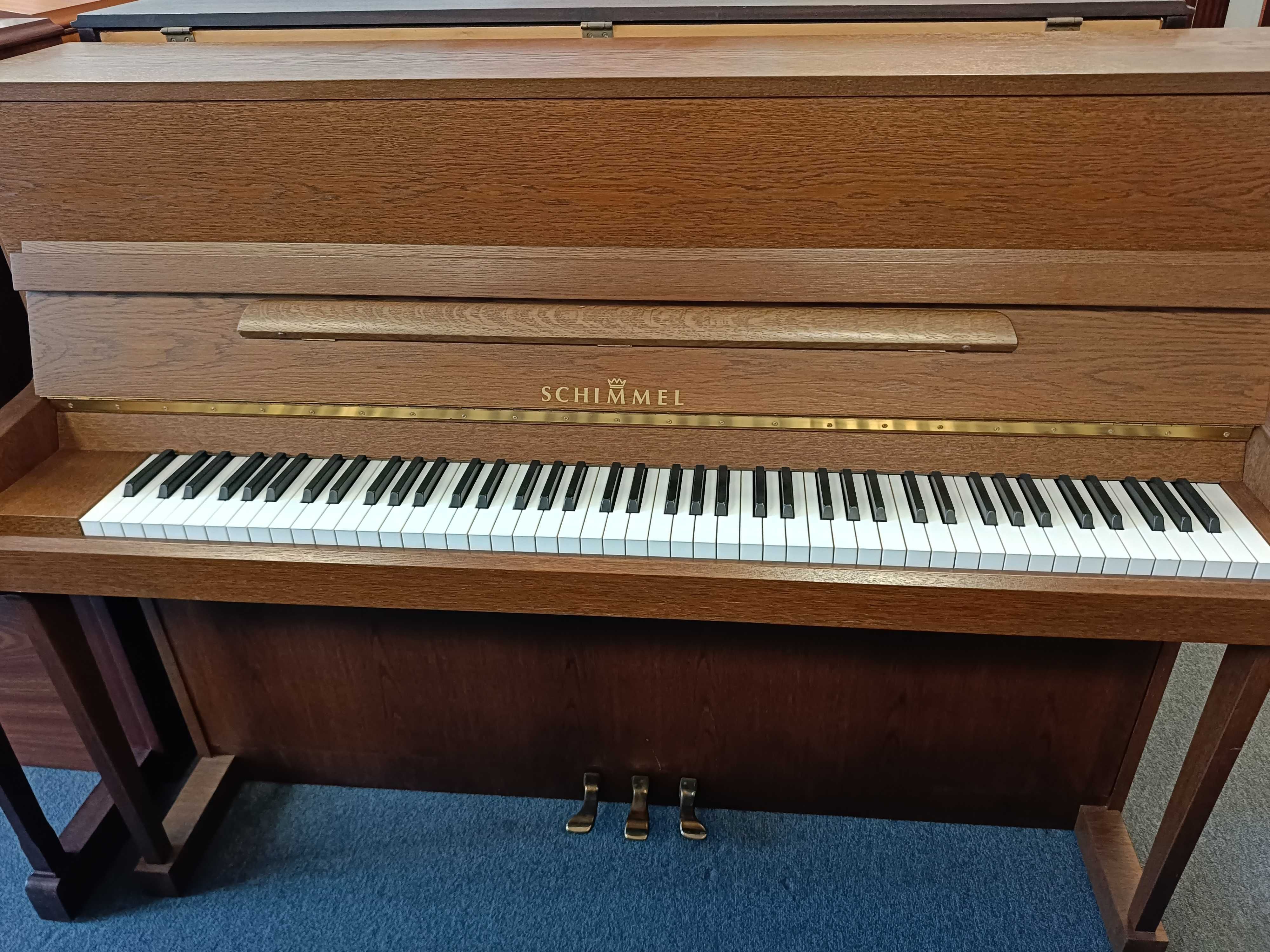 Eleganckie pianino Schimmel – niemiecka jakość