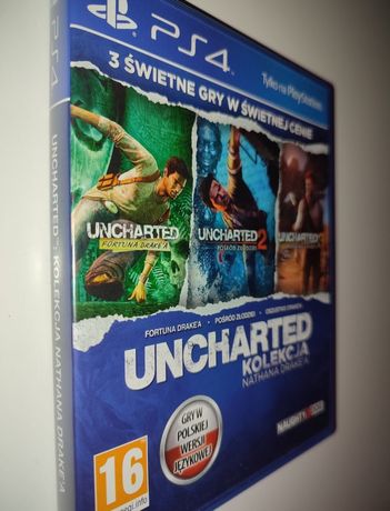 Gra Ps4 Uncharted kolekcja PL 3 gry w 1 PlayStation 4 UFC Sniper GTA V