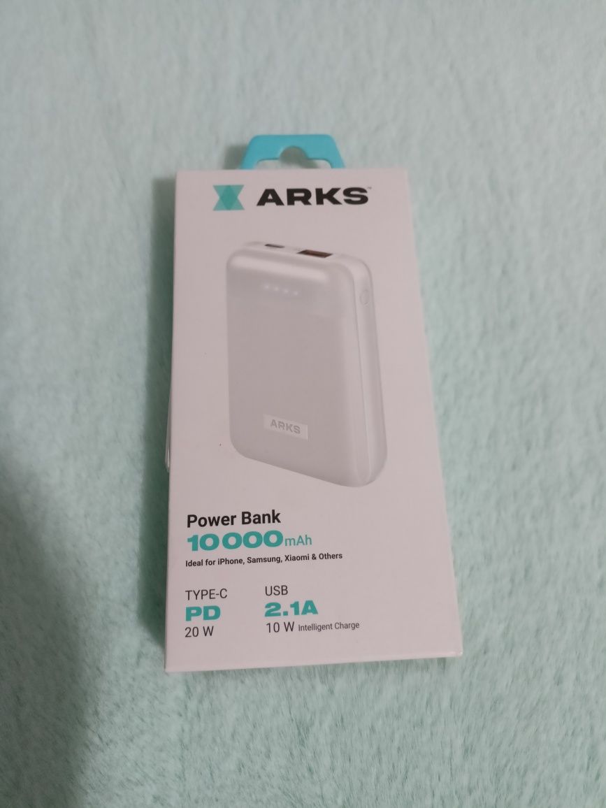 Powerbank ARKS ARBB10000PD20RUW 10000 mAh 20W Biały nowy