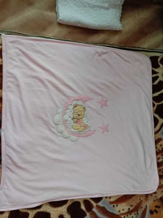 Дитячі для дівчинки тепле одіяло конверт,плід , білизна в кроватку