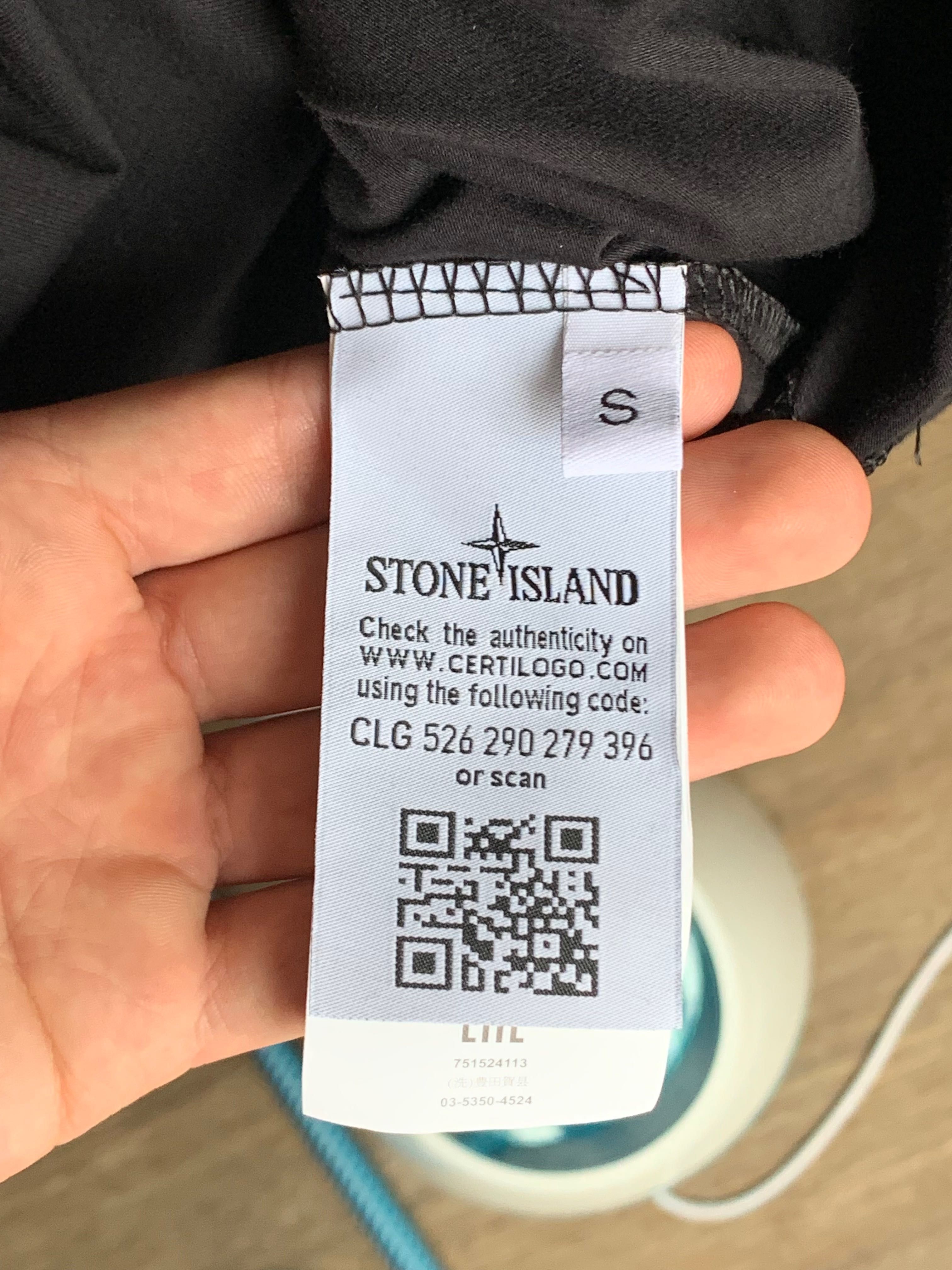 Футболка stone island patch program t shirt