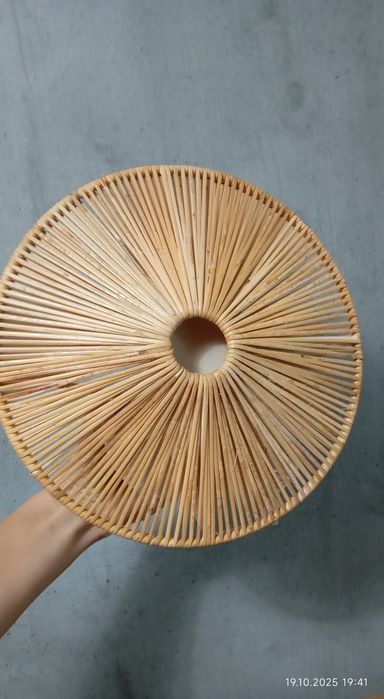 Торг Бра из ротанга H&M 25 см , люстра лампа бра латунь