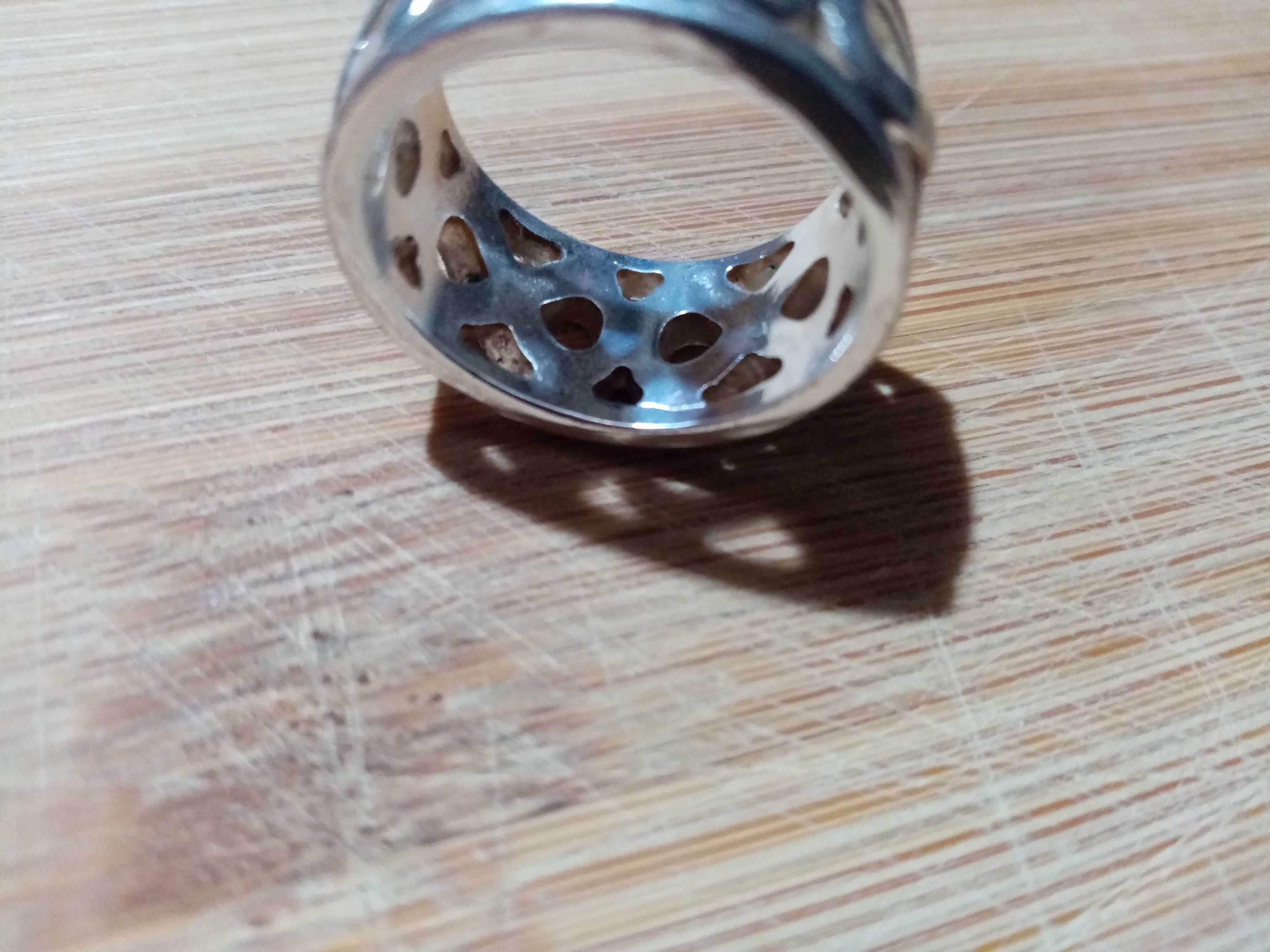 Obrączka, sygnet, pierścionek. Duża fi 20,10mm. Gruba 2,67mm.
