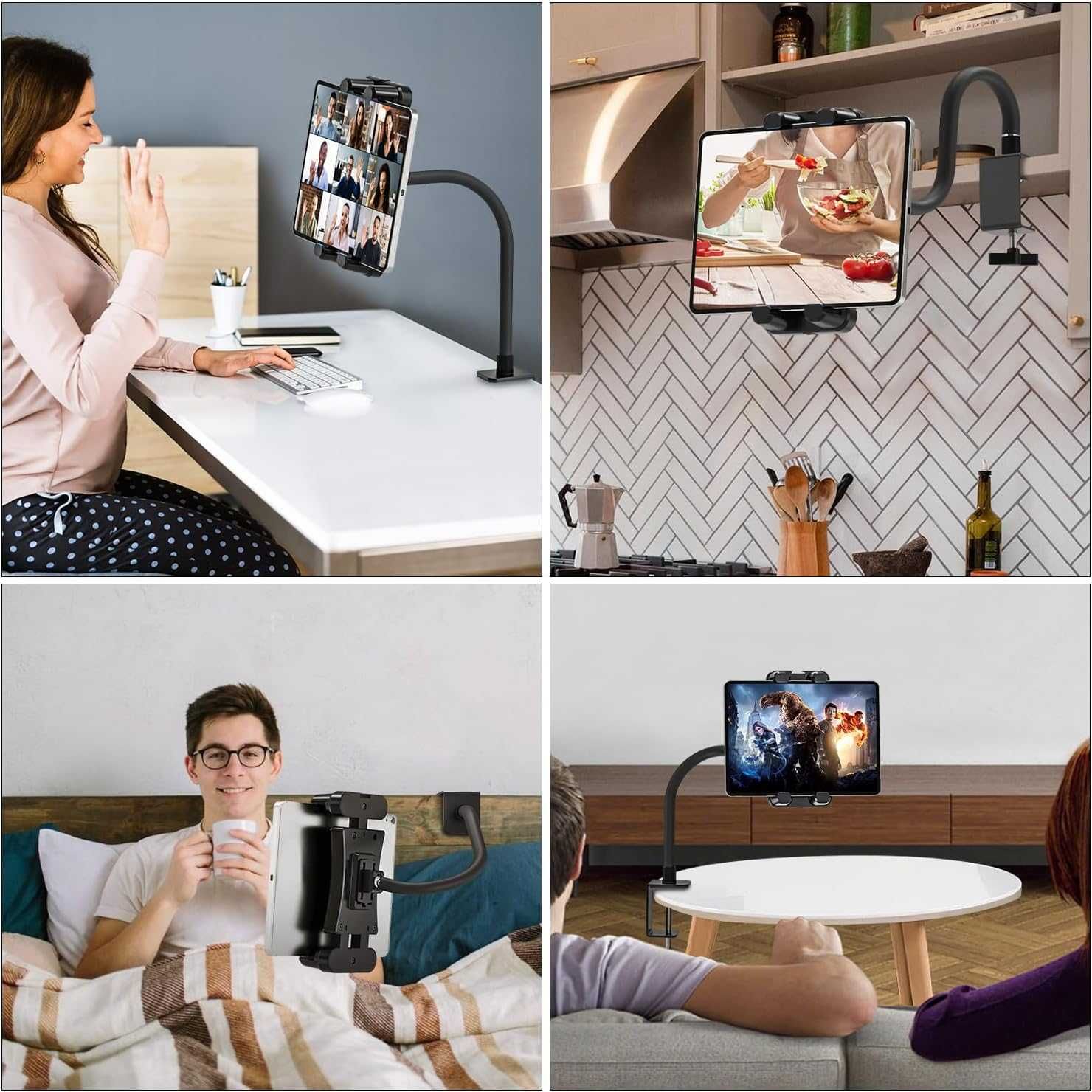 Uchwyt Na Tablet Telefon Kindla - Stabilny Mocny Gęsia Szyja STABILNY
