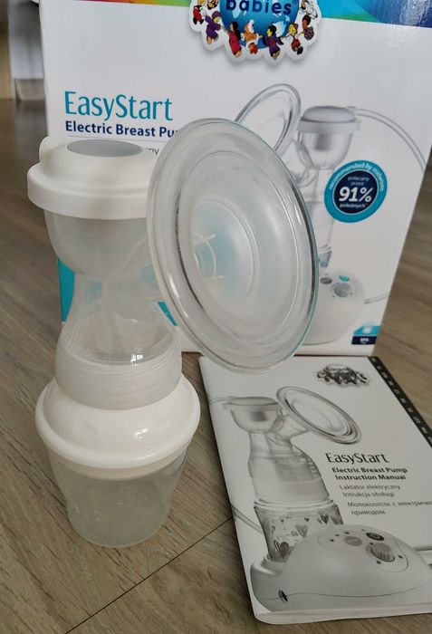 Laktator elektryczny Canpol EasyStart ZESTAW (butelka + pojemniki)