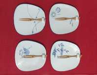 Pratos de Sushi (conjunto de 4)
