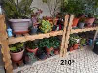Bric de jardim prateleiras paletes eco reutilizada