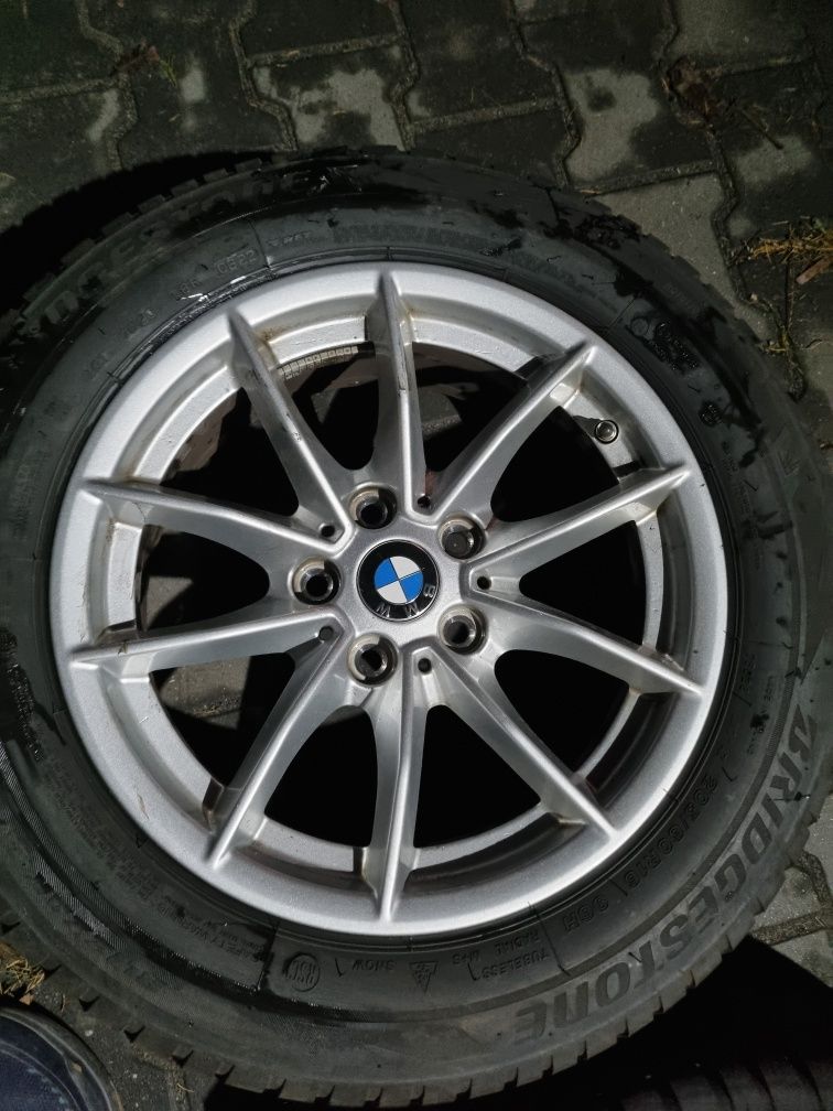 Opony zimowe Bridgestone 205/60 r16 na fel alum BMW ALUFELGI 5x112 R16