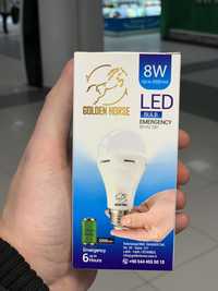 Golden Horse Лед LED лампочка на аккумуляторе резервный свет лампа