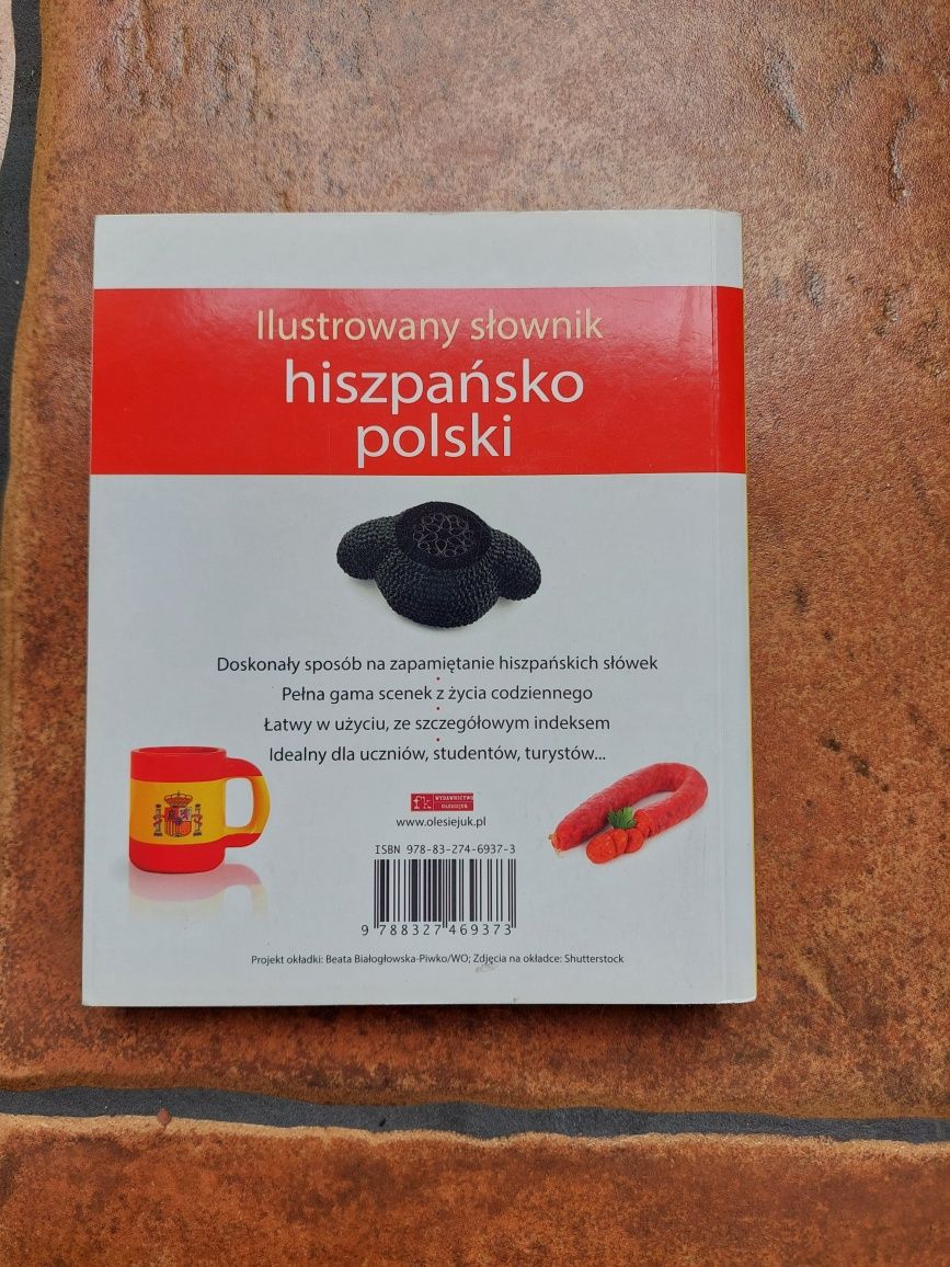 Ilustrowany słownik  hiszpańsko polski