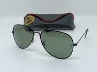 Сонцезахисні Окуляри Ray Ban Aviator Black Polarized