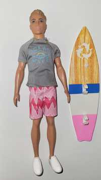 Barbie Lalka Ken Surfer FBD71