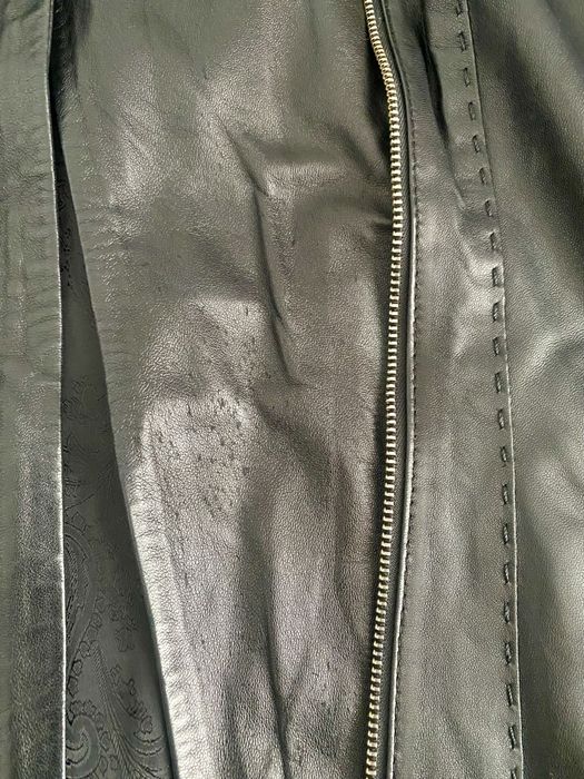 Skórzsna kurtka z prawdziwego futra