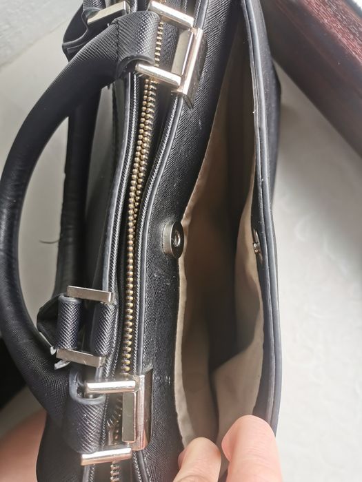 Czarna torebka, torba, elegancka, przegródki, elegancka