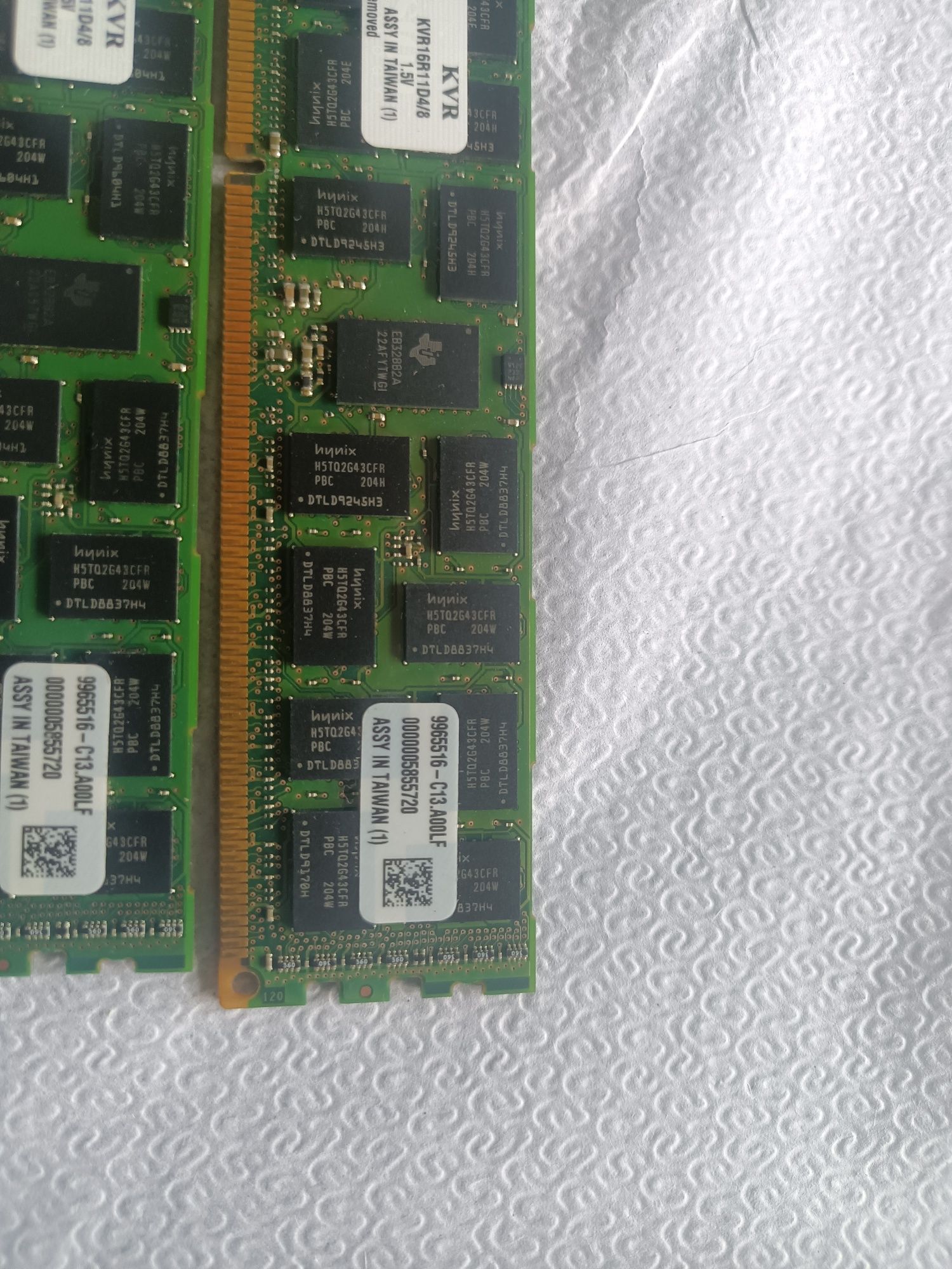 Pamięć serwerowa Kingston ECC REGISTERED DDR3 1600MHz PC3-12800 RDIMM