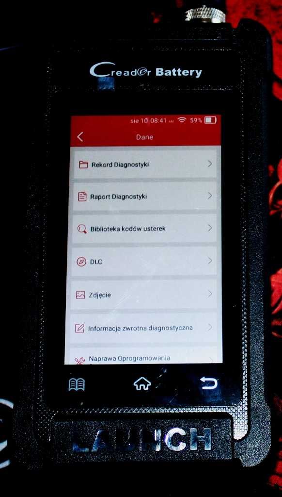 LAUNCH X431 CRB5001 tester diagnostyczny + akumul darmowe aktualizacje