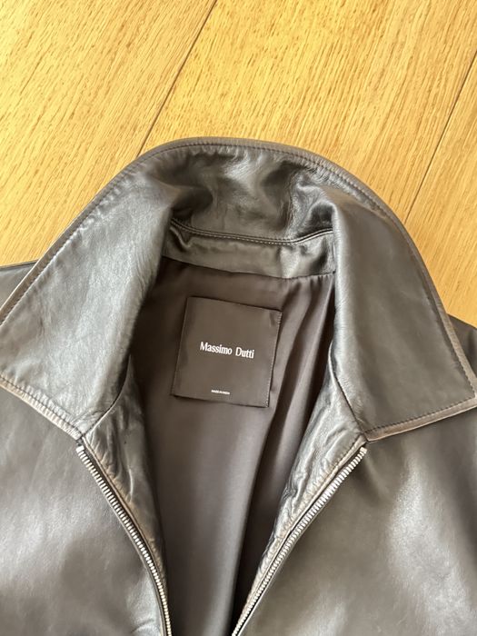 Курточка шкіряна Massimo Dutti