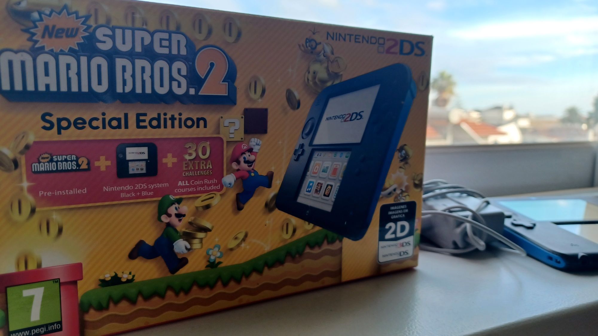 Nintendo 2DS super mario edição especial