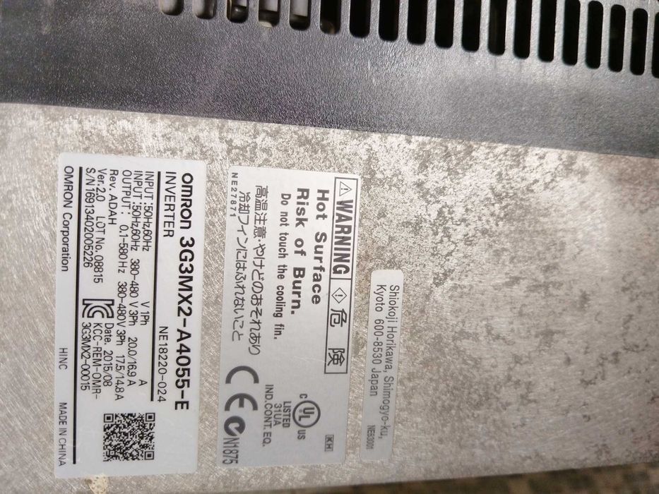 Falownik, przemiennik częstotliwości omron mx2 5.5kW