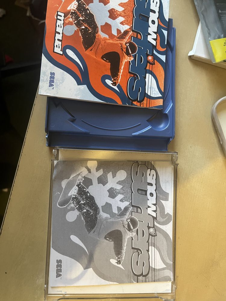 Sega dreamcast jogo snow