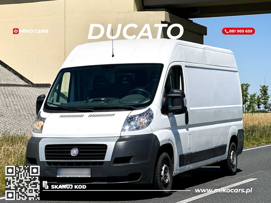 Fiat Ducato blaszak TANIO WYPOŻYCZALNIA / Wynajem busów dostawczych