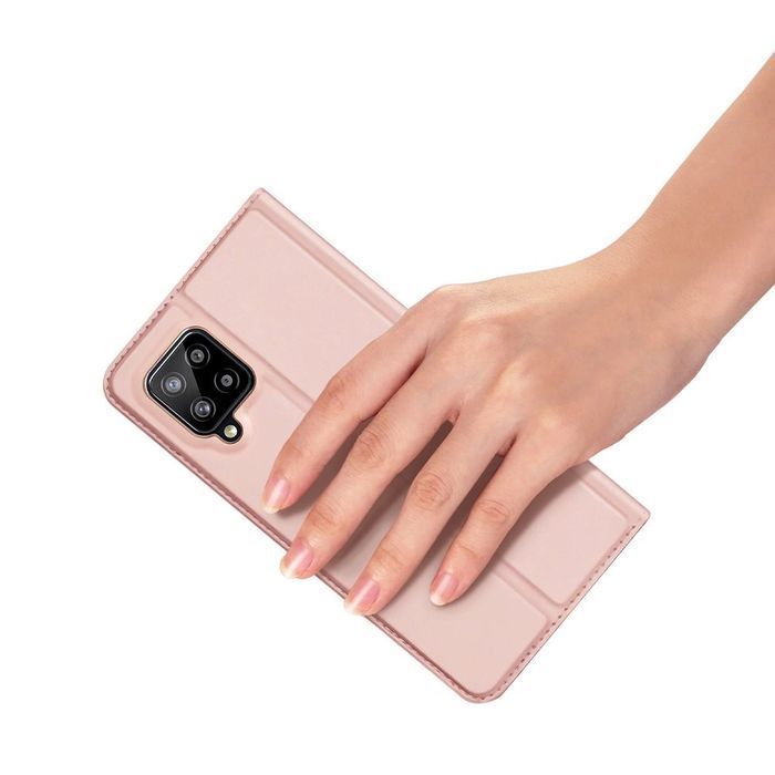 Dux Ducis Skin Pro do Samsung Galaxy A42 5G Różowo-złoty