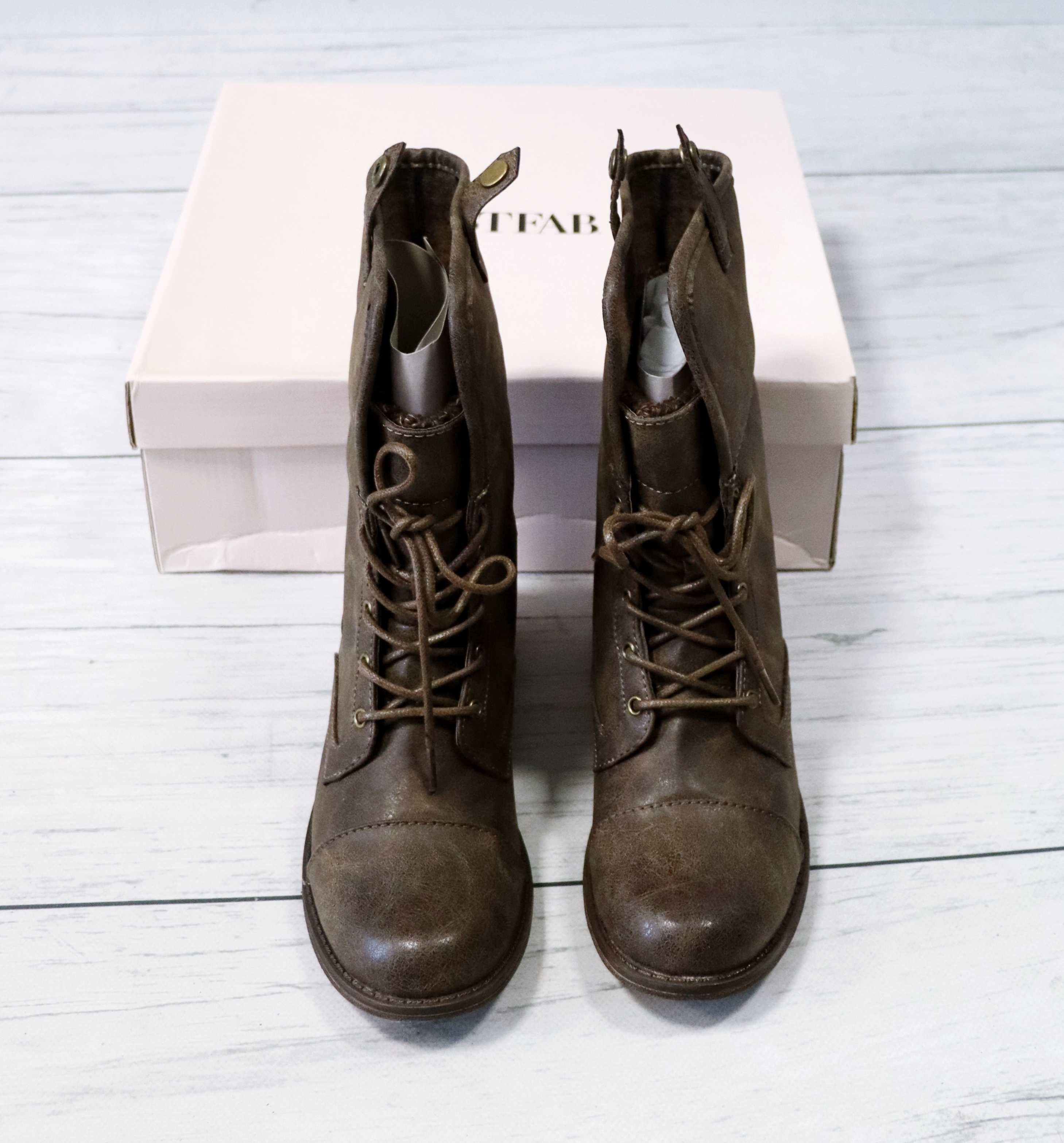 Nowe botki JustFab 'Elenora' r. 37,5