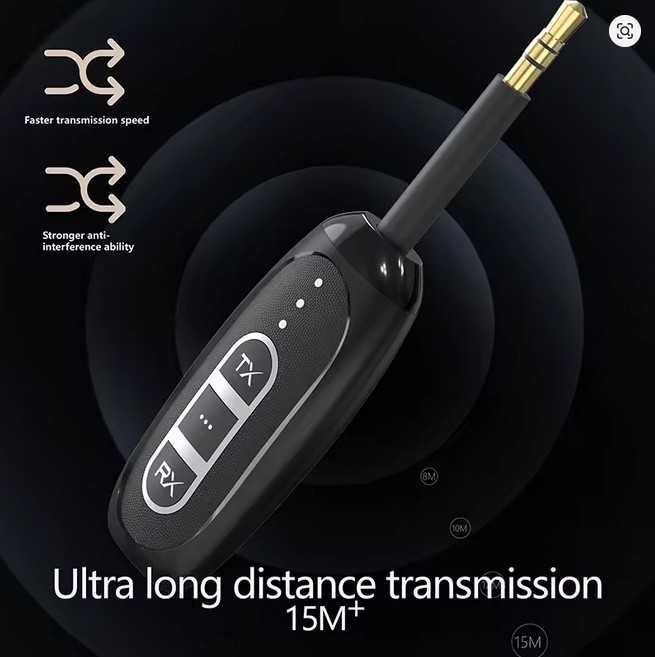 Bluetooth 5.4 Трансмітер та Ресивер (Bluetooth Transmitter Receiver)
