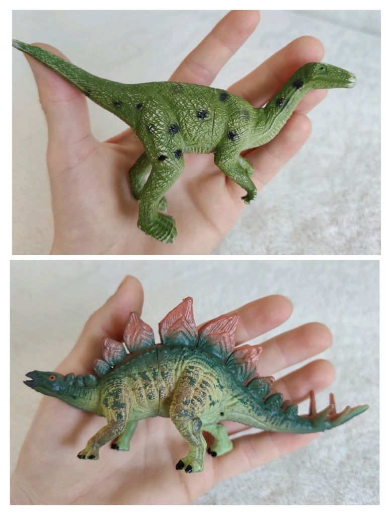 Zestaw 10 dinozaurów. Dinozaury większe figurki zabawki .