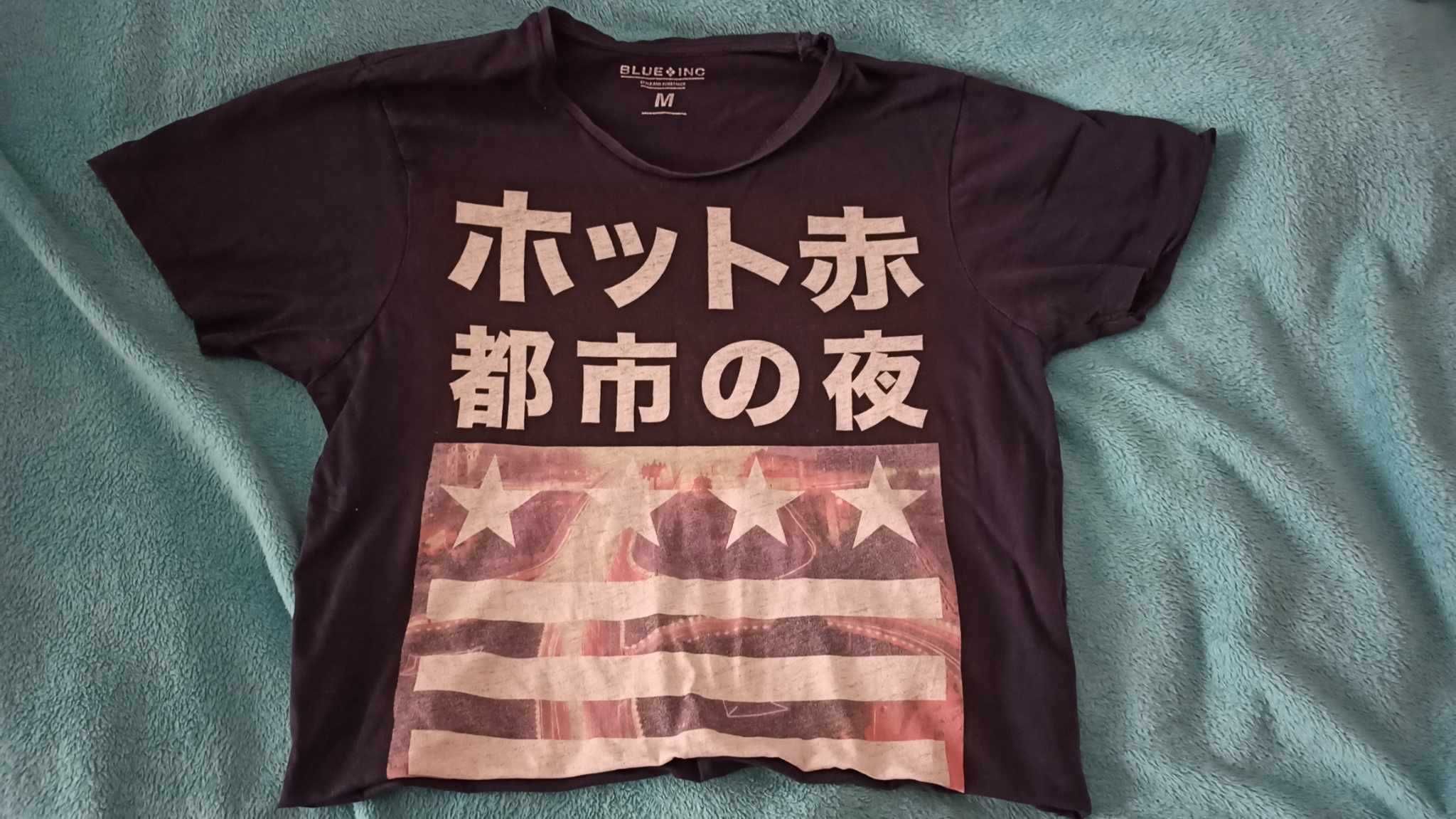 koszulka t-shirt crop top Japan napisy M 38