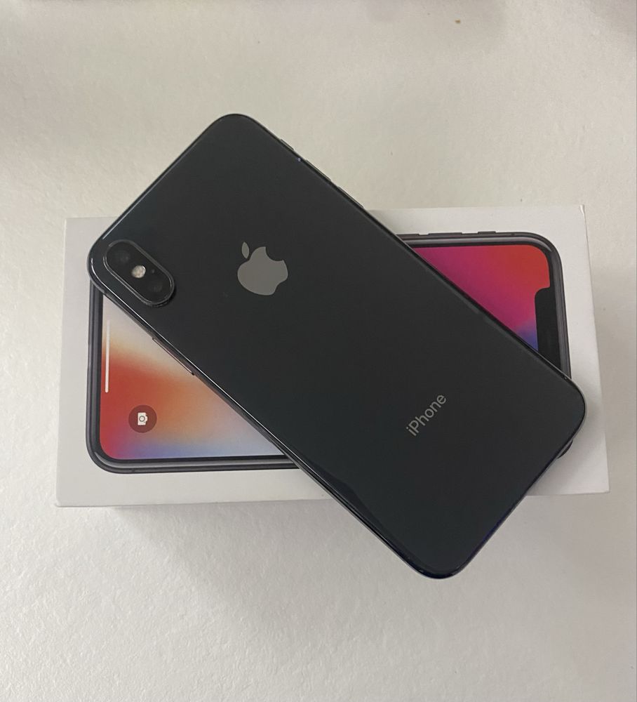 Iphone X 64 GB cinzento sideral