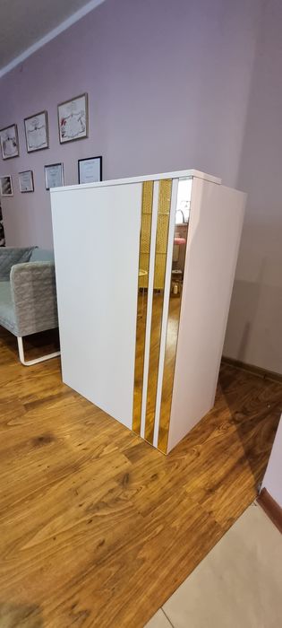 Mini Lada recepcyjna Recepcja Złote lustro Beauty