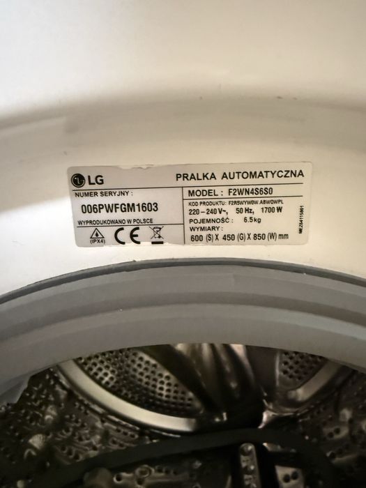 Sprzedam pralkę LG