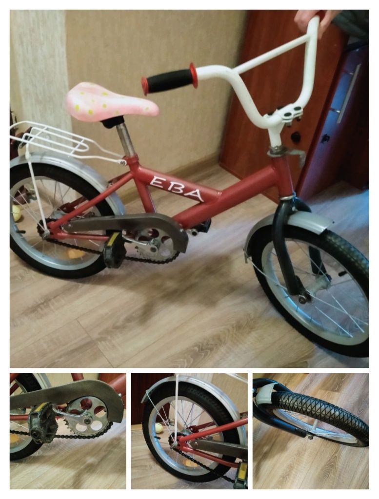 Терміново продам Велосипед дитячий рожевий для дівчинки
