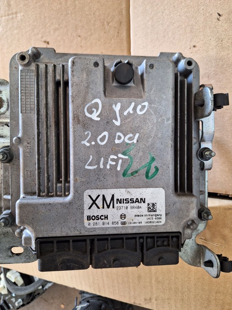 Sterownik silnika 2.0 DCI Qashqai J10 lift 0281.014858. 23710BR40A