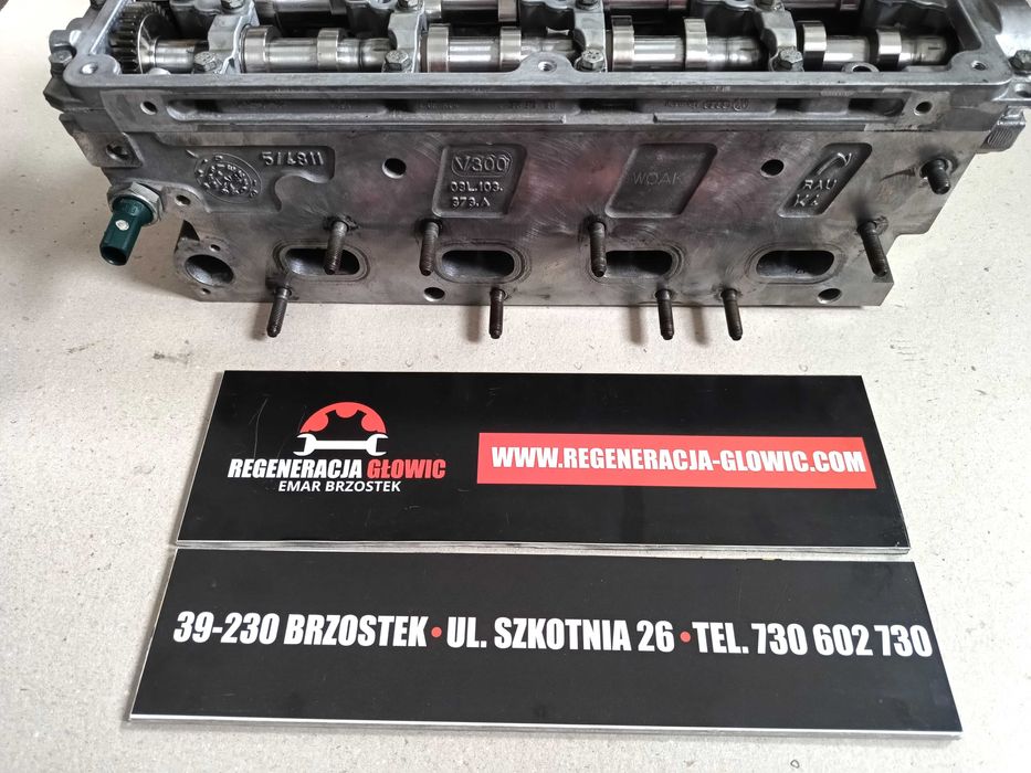 GŁOWICA Audi VW Seat Skoda 1.6 TDI 16V 03L.103.373A z Wałkami