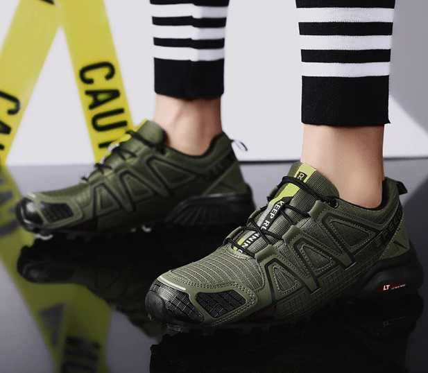 Кросівки тактичні чоловічі військові олива Salomon speedcross 4