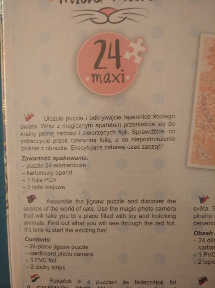 Puzzle duże nowe