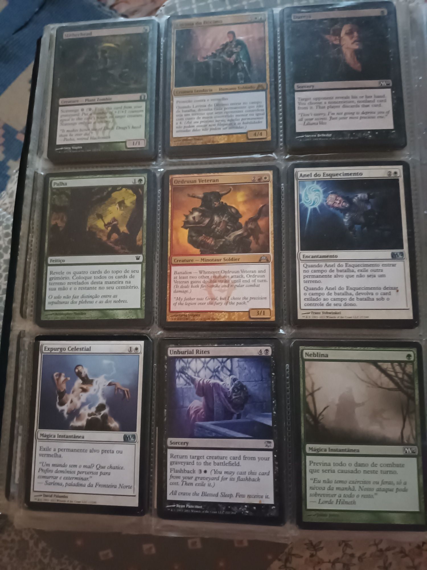 54 cartas magic the gathering