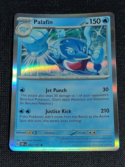 Palafin Rare Holo 062/197 Obsidian Flames