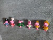 nowe figurki Peppa i George razem 6 figurek