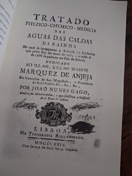 Tratado médico das águas - Seixal