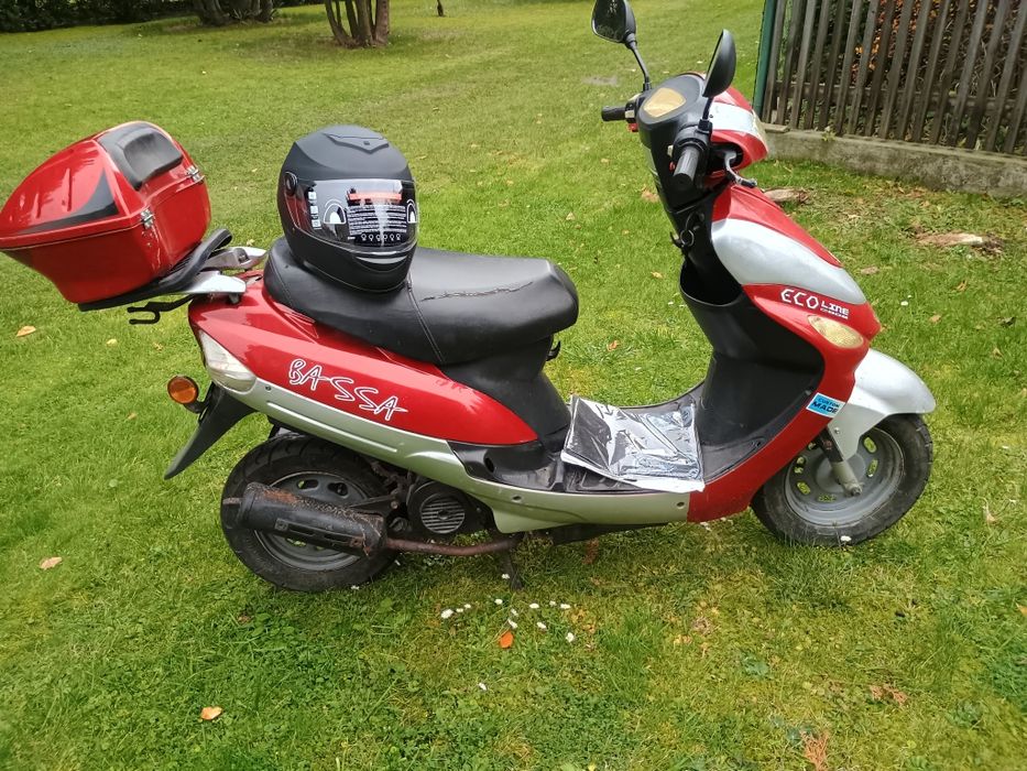Skuter Router Bassa 4T z Kufrem + Nowy Kask/ Możliwy Transport