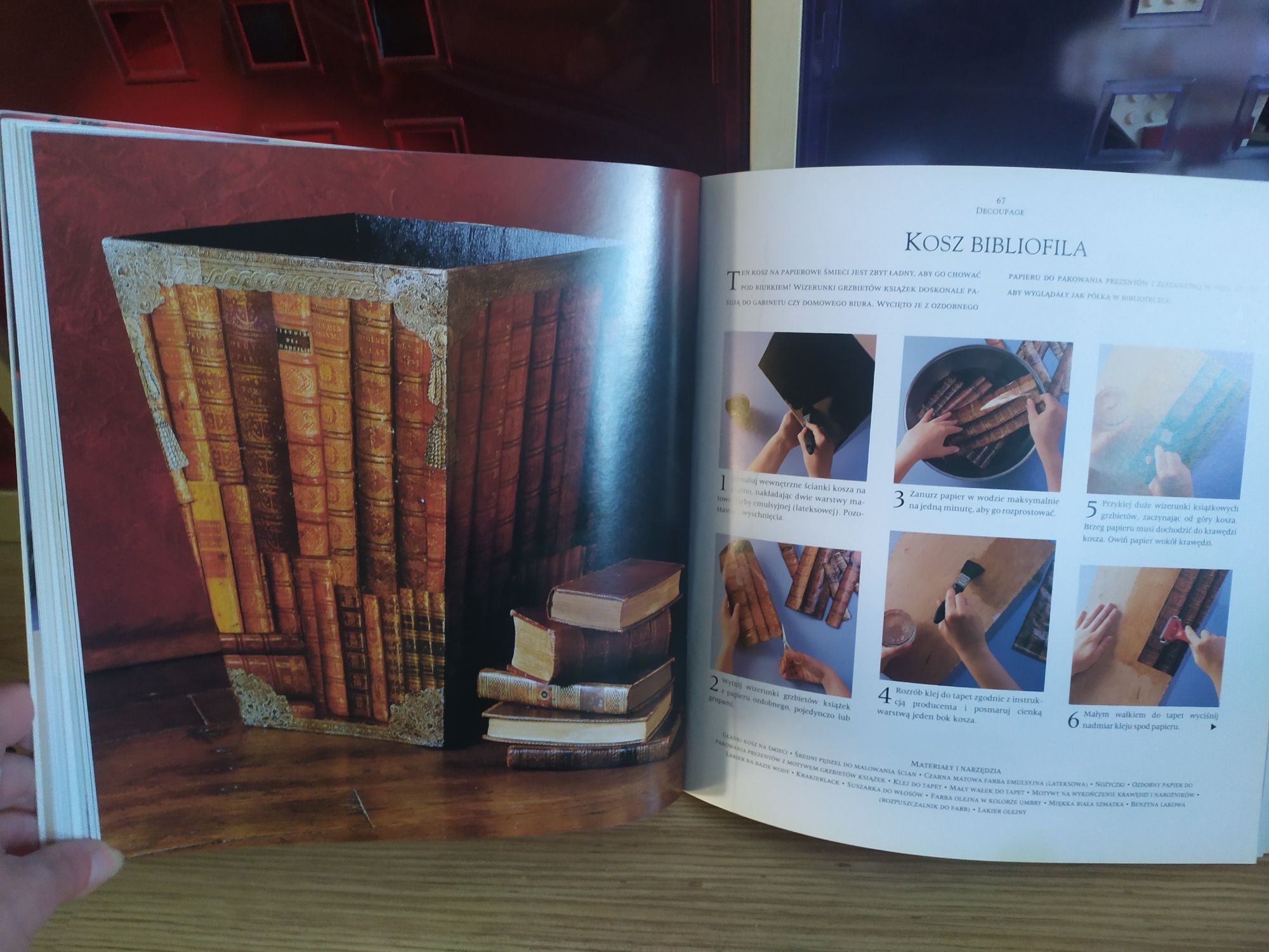 Decoupage Maggie Pryce projekty instrukcje jak NOWA