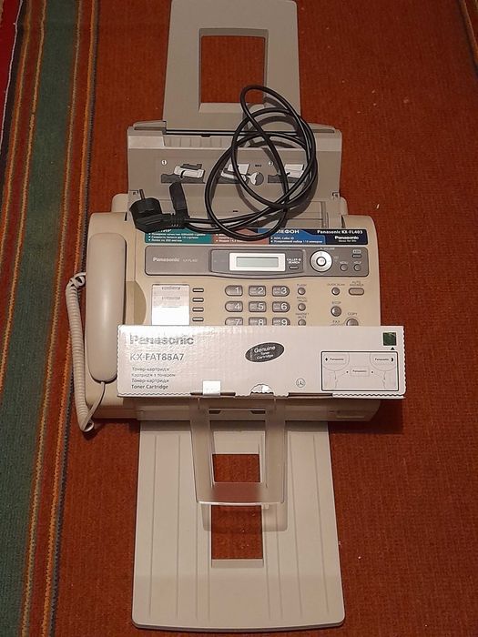 Телефон факс Panasonic KX-FL403 + катридж новий.