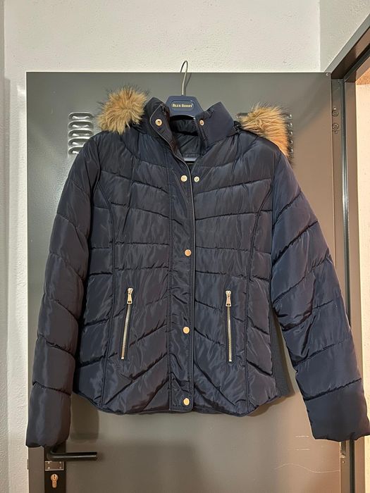 Kispo azul com capuz - Mulher