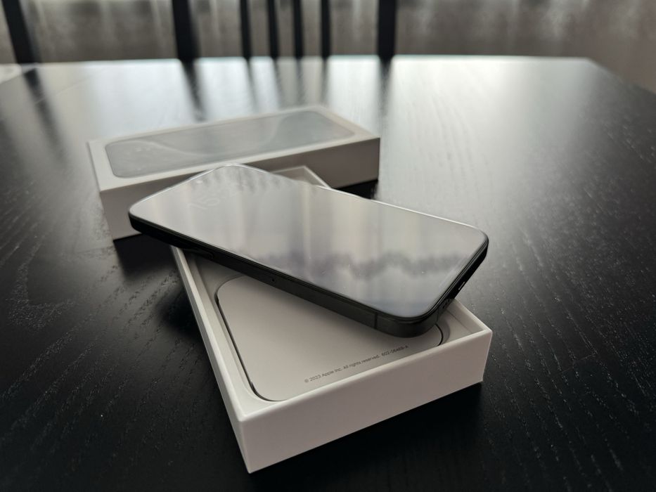 Iphone 15 pro max 256GB Black Titanium jak Nowy !!