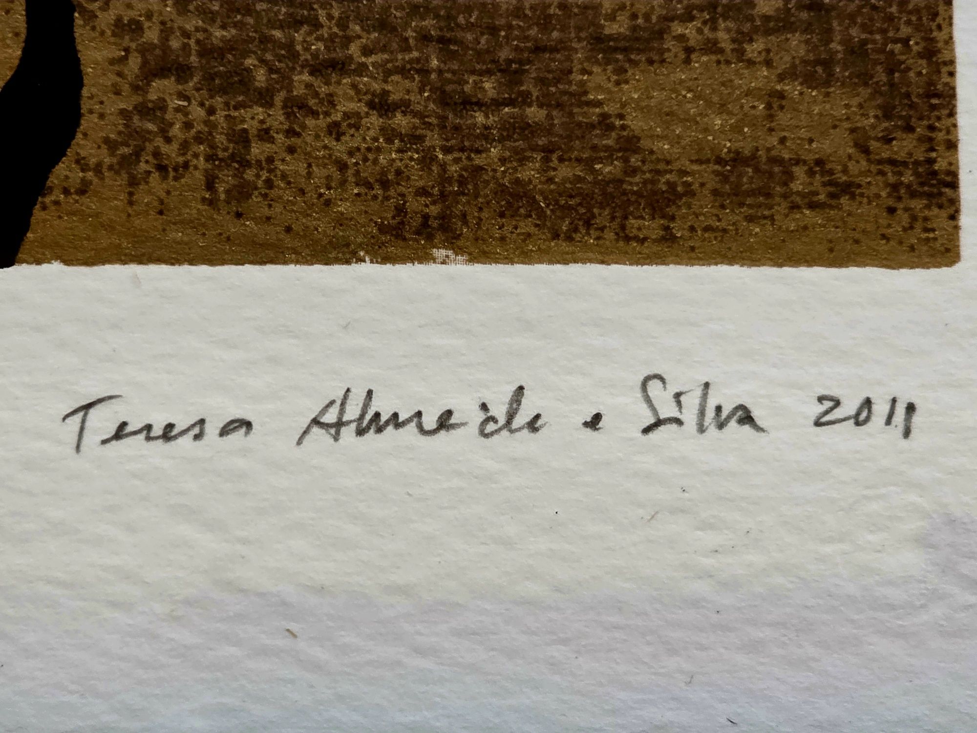 Serigrafia de Teresa Almeida e Silva